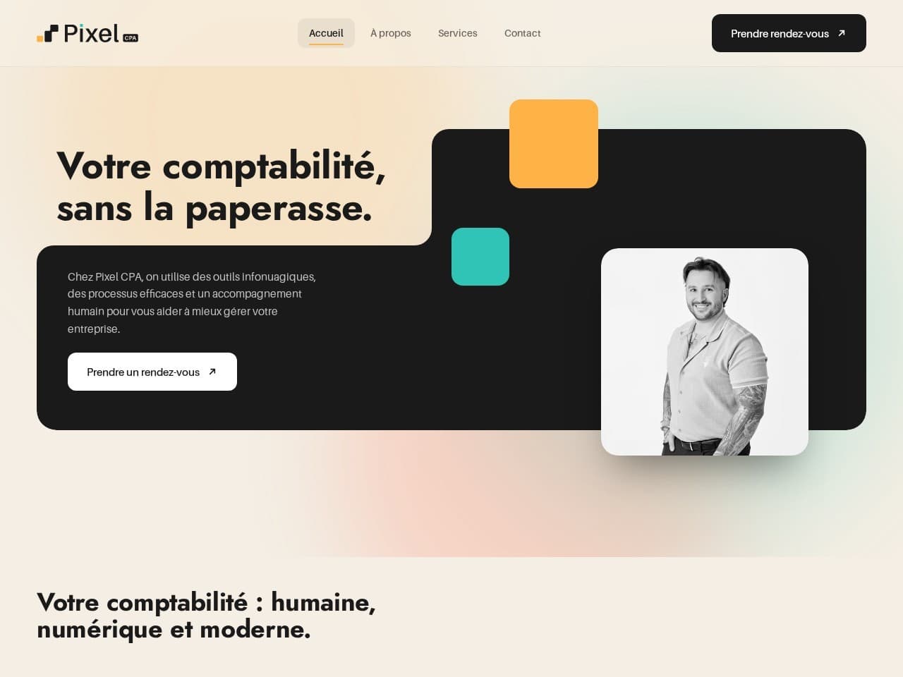 Capture du site Pixel CPA